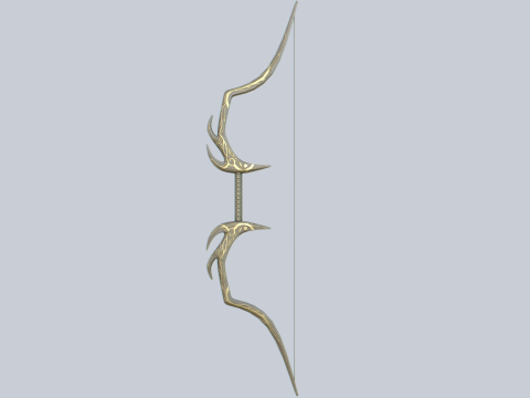Fantasy bow 3D Model