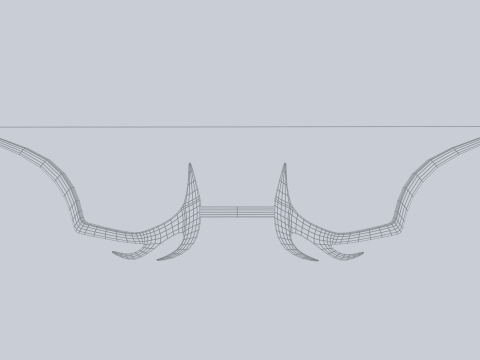 Fantasy bow 3D Model