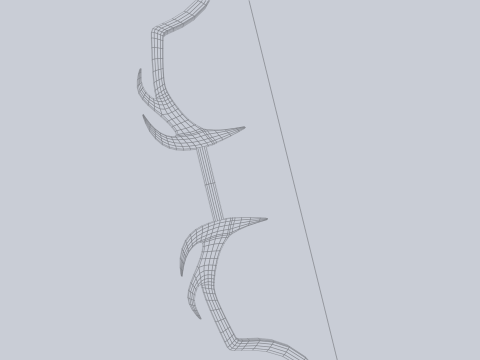 Fantasy bow 3D Model