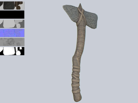 Caveman weapon 3D 모델