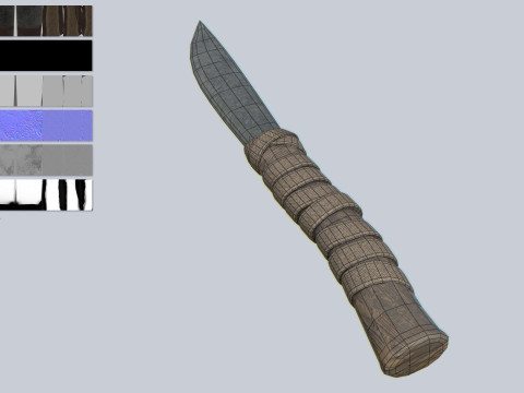 Caveman weapon 3D मॉडल
