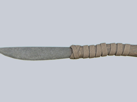 Caveman weapon 3D मॉडल