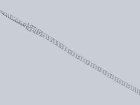 Caveman weapon Model 3D