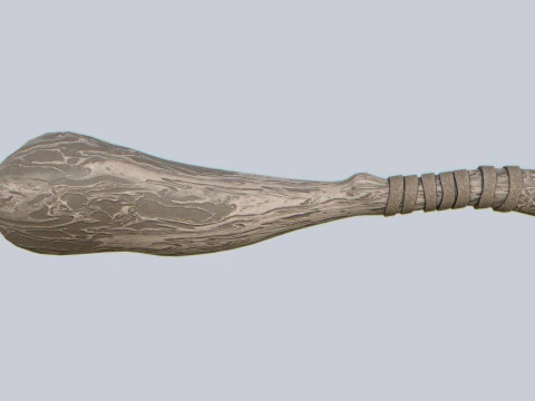 穴居人武器 3D 模型