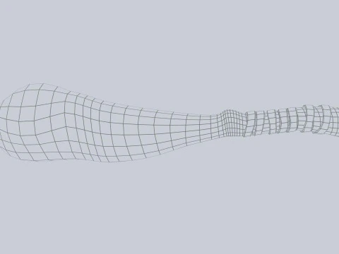 穴居人武器 3D 模型