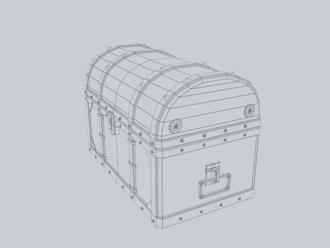 Treasure chest 3D Модель