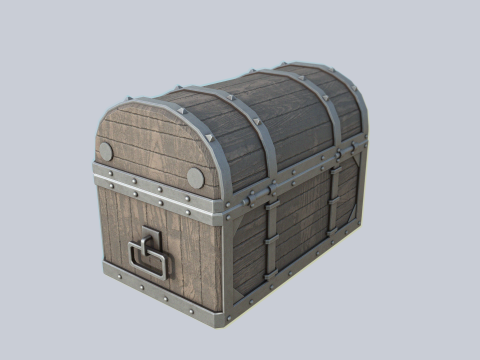 Treasure chest 3D Модель