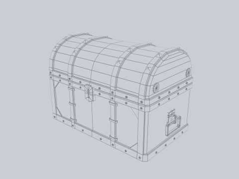 Treasure chest 3D Модель