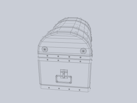 Treasure chest 3D Модель