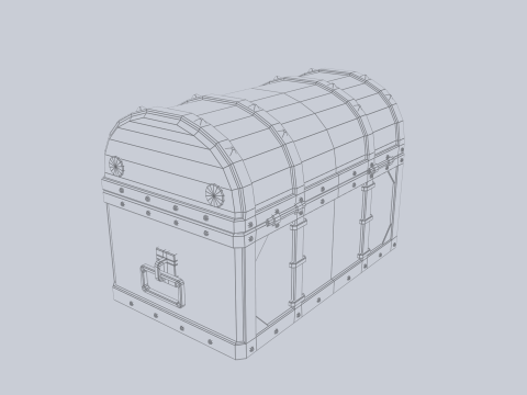 Treasure chest 3D Модель