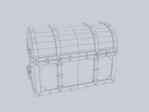 Treasure chest 3D Модель
