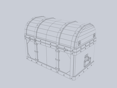 Treasure chest 3D Модель