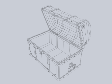 Treasure chest 3D Модель