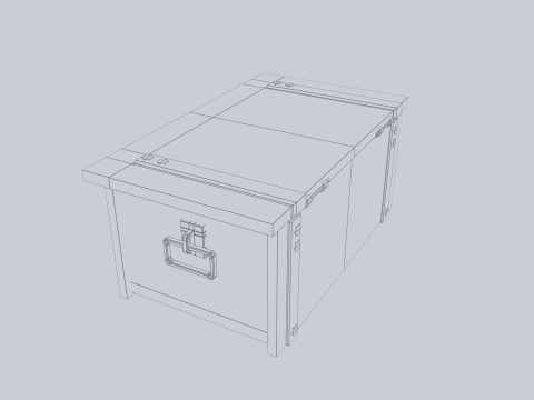 Treasure chest 3D 模型