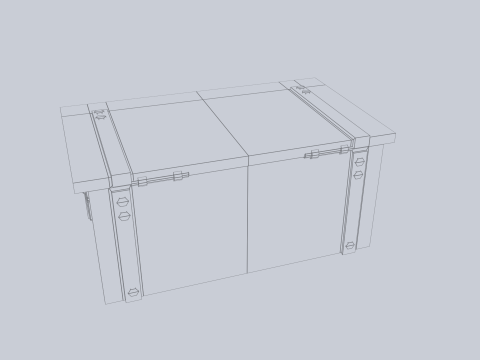Treasure chest 3D 模型