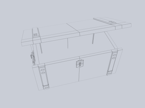 Treasure chest 3D 模型