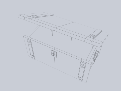 Treasure chest 3D 模型