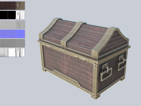Treasure chest 3Dモデル