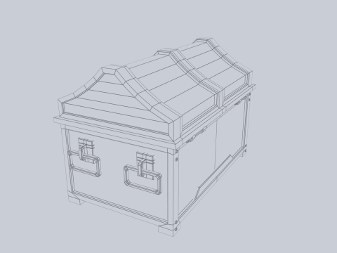 Treasure chest 3Dモデル