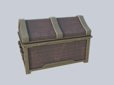 Treasure chest 3Dモデル