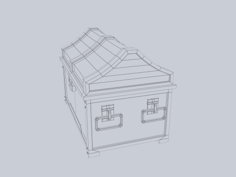 Treasure chest 3Dモデル