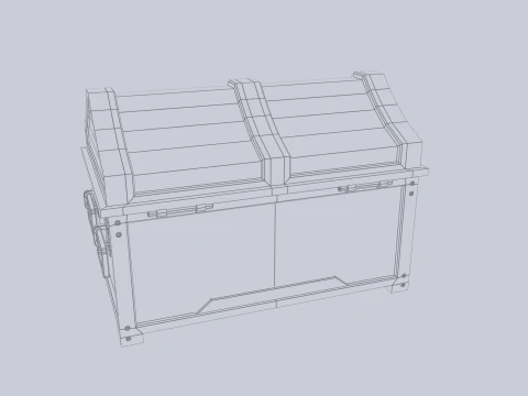 Treasure chest 3D Model