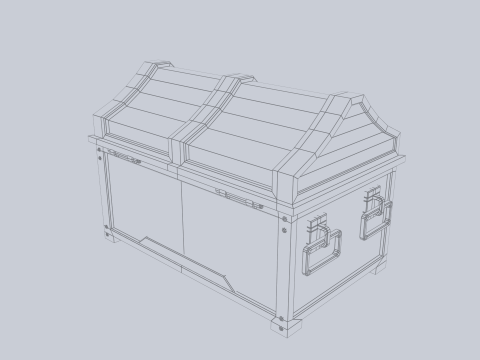 Treasure chest 3Dモデル