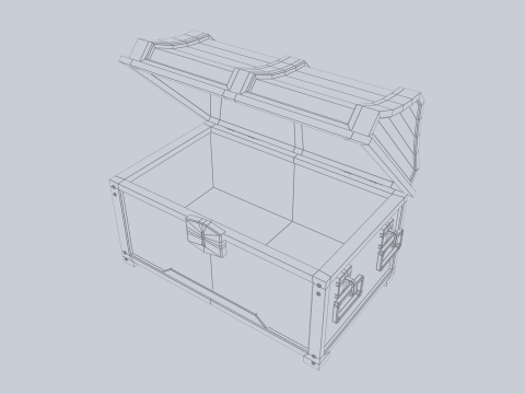 Treasure chest 3Dモデル