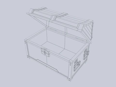 Treasure chest 3D Model
