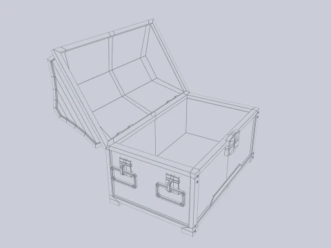 Treasure chest 3D Model