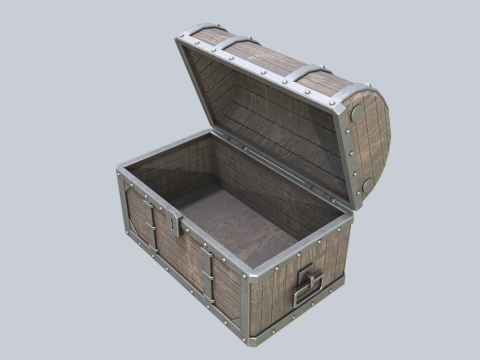 Treasure chest collection 3D Model