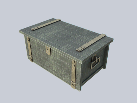 Treasure chest collection 3D Model