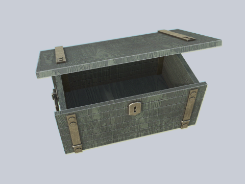 Treasure chest collection 3D Model