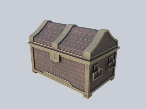 Treasure chest collection 3D Model