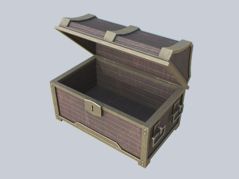 Treasure chest collection 3D Model