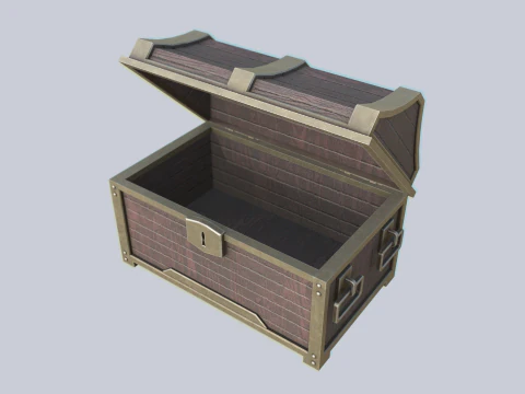 Treasure chest collection 3D Model