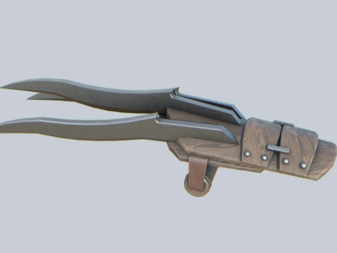 Claw weapon 3D Model
