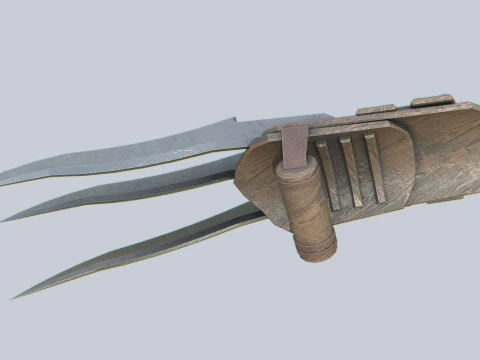 Pen&ccedil;e silahı 3D Model