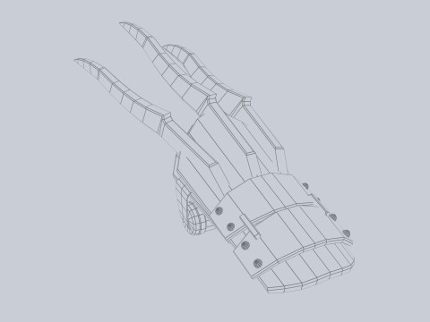 Claw weapon 3D 모델