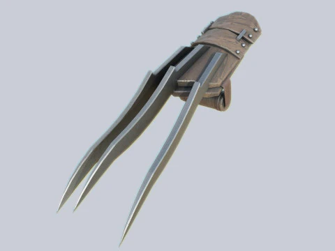 Pen&ccedil;e silahı 3D Model