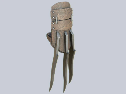 Pen&ccedil;e silahı 3D Model