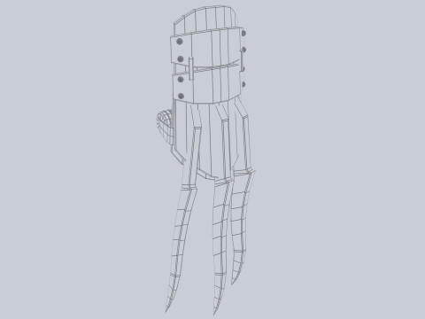 Claw weapon 3D 모델