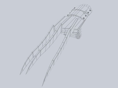 Claw weapon 3D 모델
