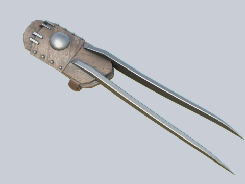 Claw weapon 3D Model
