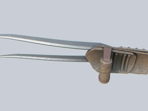 Claw weapon 3D मॉडल
