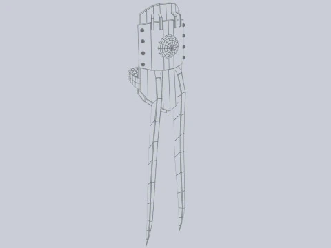 Claw weapon 3D Model