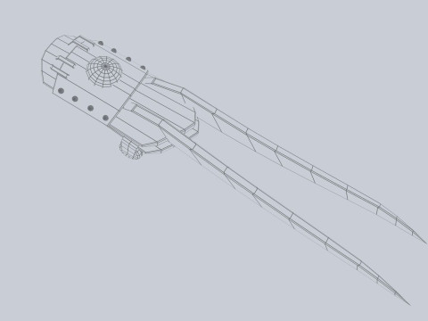 Claw weapon 3D मॉडल