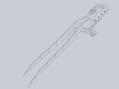 Claw weapon 3D मॉडल