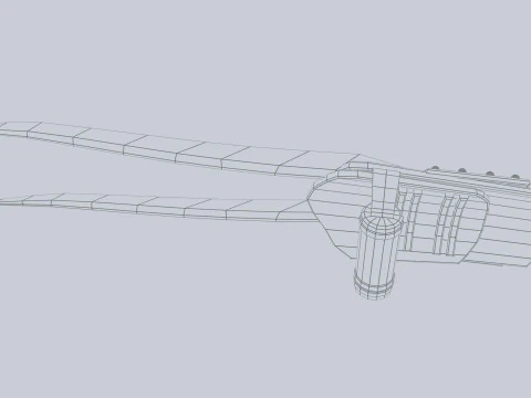 Claw weapon 3D Model