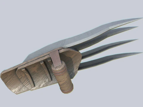 利爪武器 3D 模型